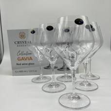 Набір келихів для вина 400 мл Crystal Bohemia Gavia