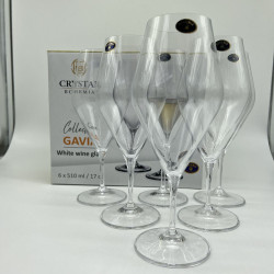 Набір келихів для вина 510 мл Crystal Bohemia Gavia