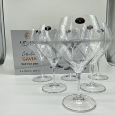 Набір келихів для вина 610 мл Crystal Bohemia Gavia 1sl97/610