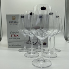 Набір келихів для вина 580 мл Crystal Bohemia STRIX (DORA) 1sf73/580