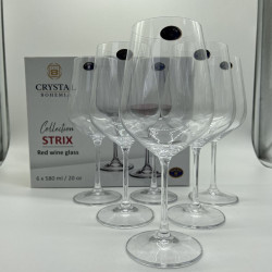 Набір келихів для вина 580 мл Crystal Bohemia STRIX (DORA) 1sf73/580