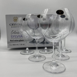 Набір келихів для вина Crystal Bohemia SYLVIA (6x460ml) 4S415/450