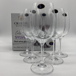 Набір келихів для вина 350 мл Crystal Bohemia SYLVIA