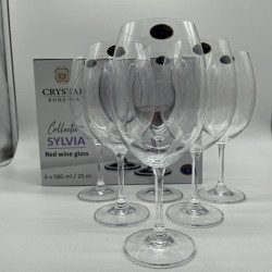 Набір келихів для вина 580 мл Crystal Bohemia SYLVIA