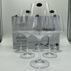 Набір келихів для вина 570 мл Crystal Bohemia Corvus