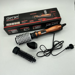 Стайлер фен-щітка з 3 насадками Gemei GM-4828