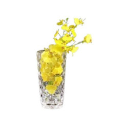 Ваза скляна LED Marbur 24 см A060265