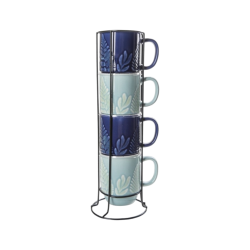 Набір чашок на підставці "Herb" Limited Edition 23E-489