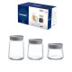 купити Набір банок Luminarc Jar Swing Q6631 із сірими кришками