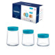 Набір банок Luminarc Jar Swing Q6636 3 шт 0,5 / 0,75 / 1 л оптом