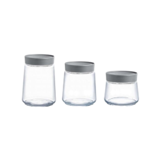 Набір банок Luminarc Jar Swing Q6631 із сірими кришками