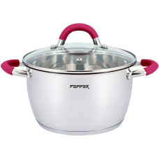 Каструля PEPPER BEGONIA PR-1111-20, нержавіюча сталь (3,3 л)