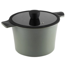 Каструля антипригарна RINGEL RG-2108-24/1/OL "Zitrone Olive", 4,2 л
