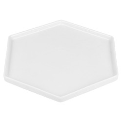 Порцелянове блюдо шестикутне Stenson MC-5374-8 "Riviera", 8"