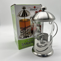 Заварник-прес для чаю та кави Stenson MS-0148