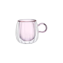 Набір чашок з подвійними стінками "Cut Pink" Vittora VT-5315-240