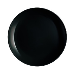 Тарілка LUMINARC DIWALI BLACK /19 см/десерт. (P0789)