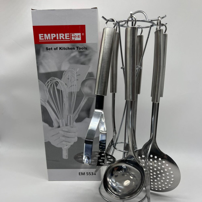Кухонний набір Empire EM-5534 з нержавіючої сталі на підставці для дому