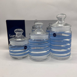 Набір ємностей Luminarc Spiral Blue Q0394 зі скла