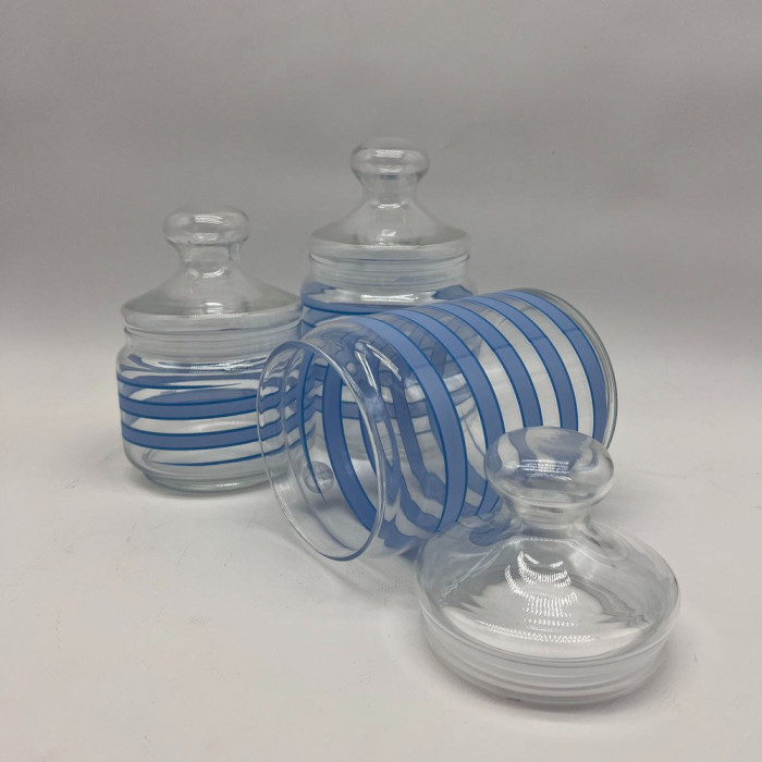 Набір ємностей Luminarc Spiral Blue Q0394 зі скла. Купити з доставкою