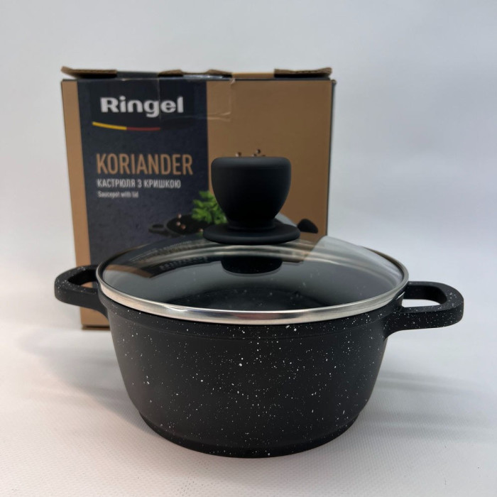 Каструля-казан RINGEL KORIANDER RG-2107-16, мрамур (1,2 л)