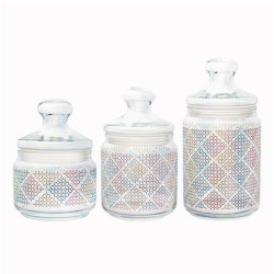 Набір банок Luminarc Jar Pot Club Alto Rubis P2043 - 3 шт