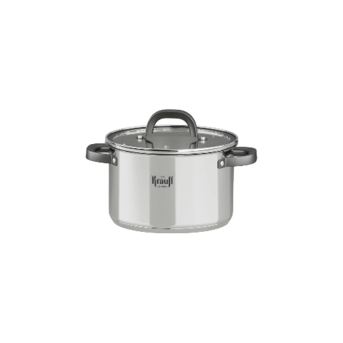Каструля Krauff 2.1 л 16 см зі скляною кришкою Krauff 26-303-007