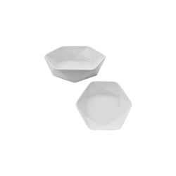Салатник Solmir Грань 10 білий 25.5 см Stenson MS-3560-10 