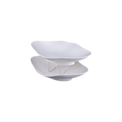 Салатник Embosse 26,9 см порцеляновий білий Stenson MC-6052-11