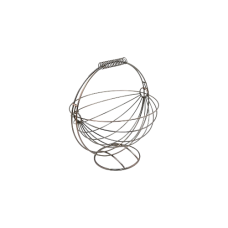 Фруктівниця 30,5×27×23 см металева з ручкою Stenson MH-3536